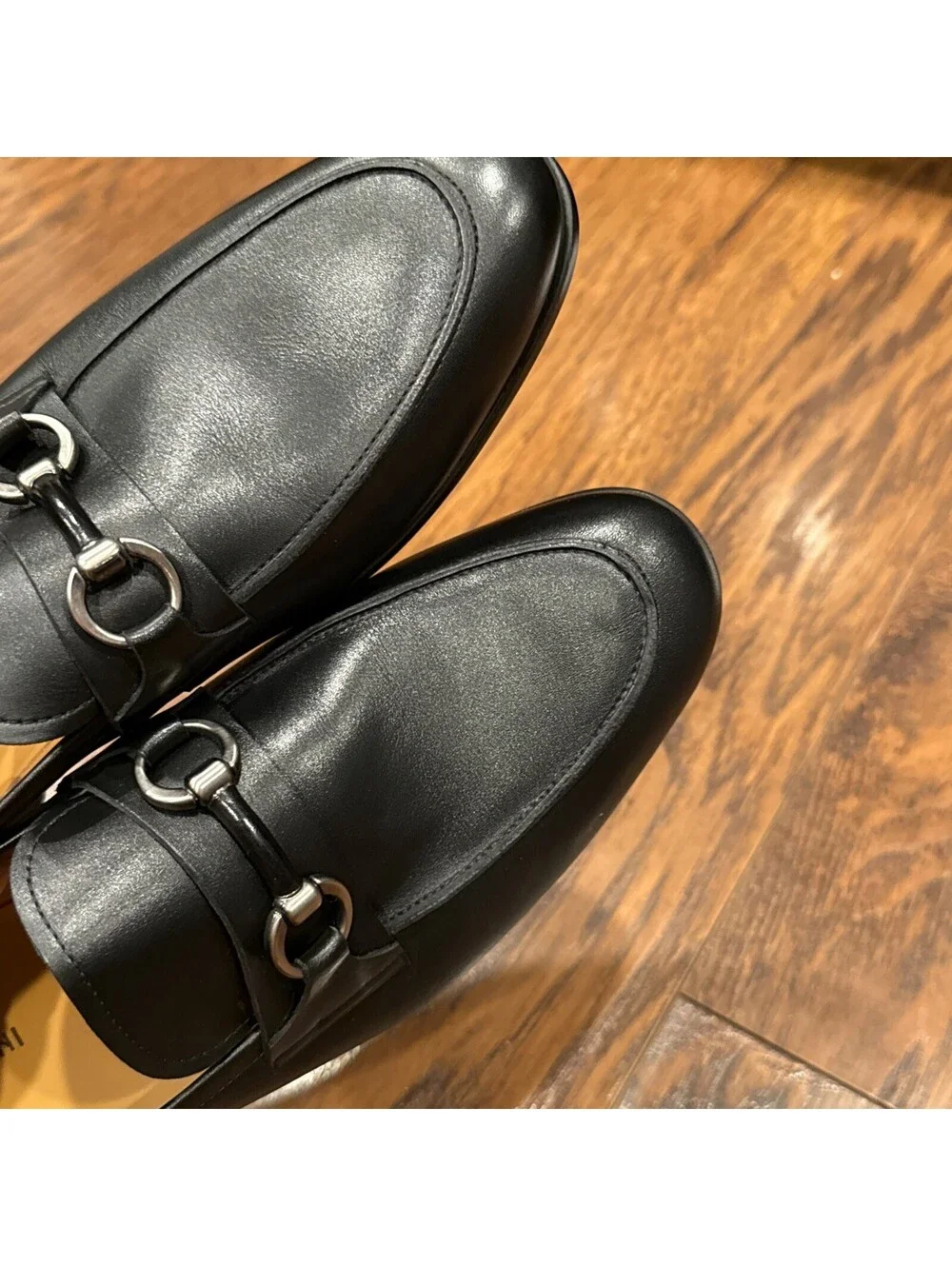 New Magnanni Black  Loafers Shoes Men's Size 11.5